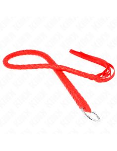 KINK LATIGO DE SERPIENTE CON ANILLO DE MANO ROJO 65 CM