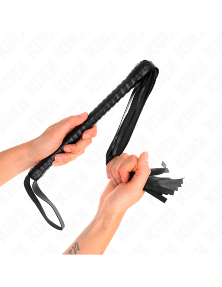 KINK LATIGO CON MANGO TEXTURIZADO NEGRO 485 CM