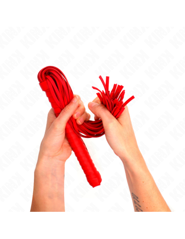 KINK LATIGO CON MANGO TEXTURIZADO ROJO 485 CM
