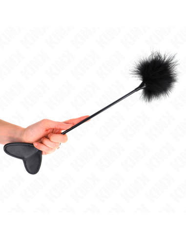 KINK PLUMAS PARA COSQUILLAS CON PALETA DE CORAZAN 31 CM