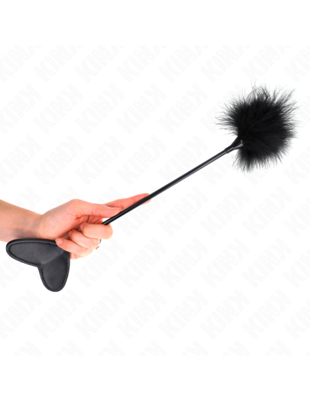 KINK PLUMAS PARA COSQUILLAS CON PALETA DE CORAZAN 31 CM