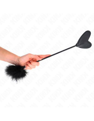 KINK PLUMAS PARA COSQUILLAS CON PALETA DE CORAZAN 31 CM