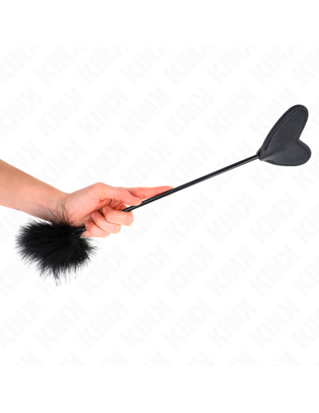 KINK PLUMAS PARA COSQUILLAS CON PALETA DE CORAZAN 31 CM