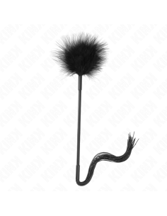 KINK LATIGO DE SILICONA CON PLUMAS PARA COSQUILLAS 47 CM