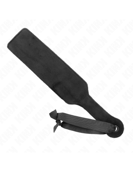 KINK PLUG ANAL TALLA L 10 X 4 CM CON COLA SINTATICA 40 CM NEGRO