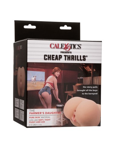 CALEXOTICS THE FARMERS DAUGHTER DOBLE MASTURBADOR REALASTICO NATURAL