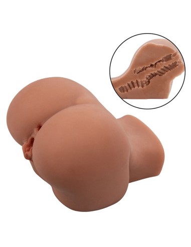CALEXOTICS THE ROLLER BABE DOBLE MASTURBADOR REALASTICO NATURAL