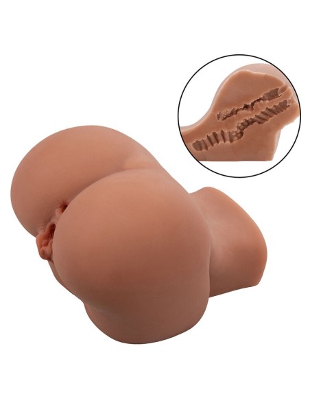 CALEXOTICS THE ROLLER BABE DOBLE MASTURBADOR REALASTICO NATURAL