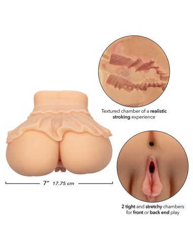 CALEXOTICS THE PEEP SHOW GIRL DOBLE MASTURBADOR REALASTICO NATURAL