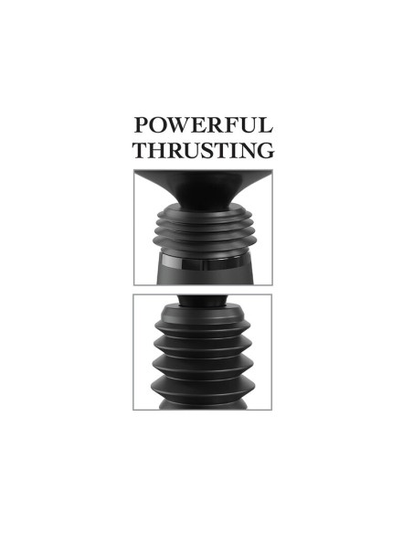 FETISH FANTASY SERIES BODY DOCK THRUSTER SUJETA DILDOS CON 7 MODOS DE EMPUJE NEGRO