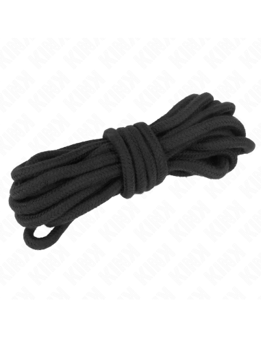 KINK CUERDA DE ALGODAN 10 METROS NEGRO