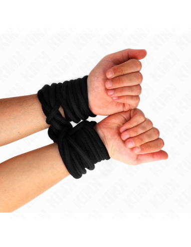KINK CUERDA DE ALGODAN 10 METROS NEGRO