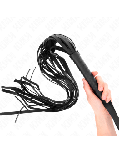 KINK LATIGO DE COLA LARGA Y MANGO CORTO NEGRO 70 CM