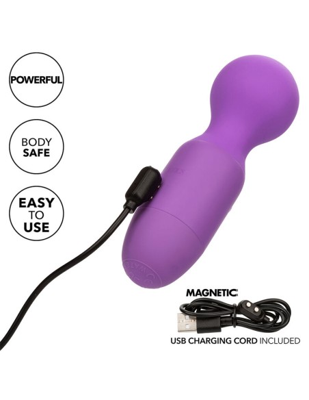 CALEXOTICS FIRST TIME MASAJEADOR RECARGABLE 10 VIBRACIONES VIOLETA