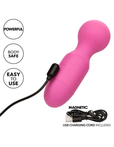 CALEXOTICS FIRST TIME MASAJEADOR RECARGABLE 10 VIBRACIONES ROSA