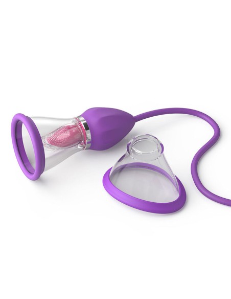 FANTASY FOR HER ULTIMATE PLEASURE MAX MANGUERA DE SUCCIAN CON LENGUA ESTIMULADORA MORADO