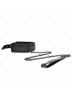 KINK COLLAR CON CORREA 78 CM BONDAGE DE NEOPRENO MODELO 1 AJUSTABLE 375 X 495 CM