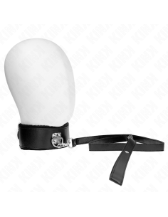 KINK COLLAR CON CORREA 116 CM CON TACHUELAS PLATEADAS MODELO 4 NEGRO AJUSTABLE 40 48 CM X 6 CM 2