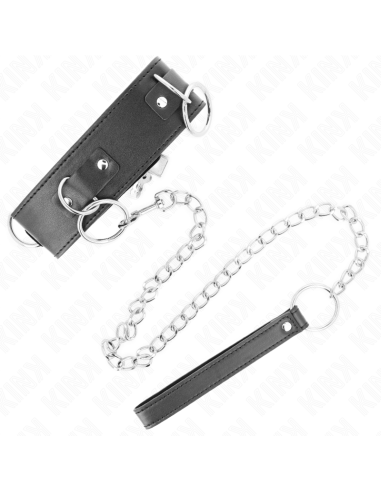 KINK COLLAR CON CORREA 65 CM 3 ANILLOS MODELO 2 AJUSTABLE 36 43 CM X 5 CM