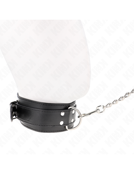 KINK COLLAR CON CORREA 65 CM HEBILLAS PLATEADAS AJUSTABLE 33 46 CM X 55 CM