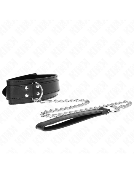 KINK COLLAR CON CORREA DE ENCAJE 75 CM MODELO SCANDAL 44 X 10 CM