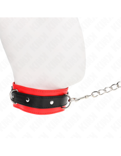 KINK COLLAR CON CORREA 65 CM MODELO BASICO MODELO 3 ROJO 53 X 5 CM 2