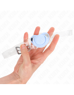 KINK MORDAZA FORMA CHUPETE 55 x 4 CM CELESTE AJUSTABLE 43 60 CM 2