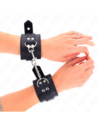 KINK MUAEQUERAS CON TACHUELAS NEGRO 35 X 6 CM