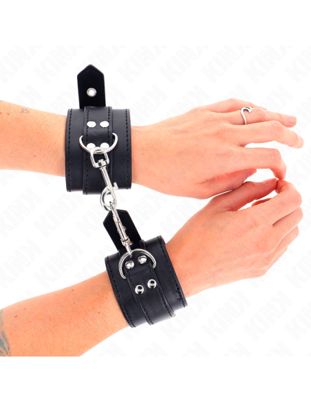 KINK MUAEQUERAS CON TACHUELAS NEGRO 35 X 6 CM