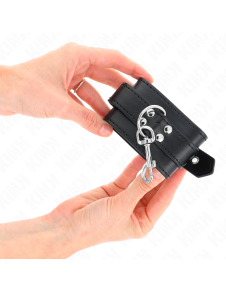 KINK MUAEQUERAS CON TACHUELAS NEGRO 35 X 6 CM