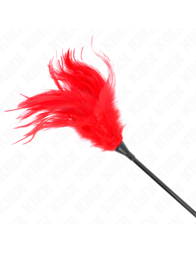 KINK PLUMAS MALTIPLES PARA COSQUILLAS ROJO 45 CM