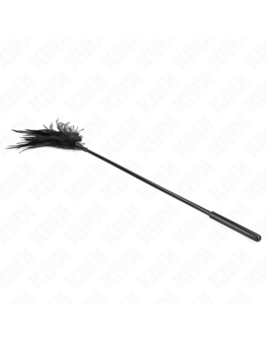 KINK PLUMAS MALTIPLES PARA COSQUILLAS NEGRO 45 CM
