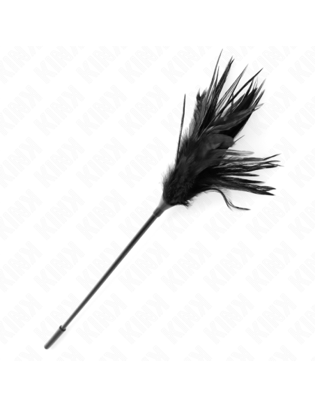 KINK PLUMAS MALTIPLES PARA COSQUILLAS NEGRO 45 CM