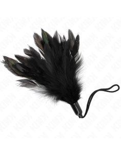 KINK PLUMAS PARA COSQUILLAS CON MANGO DE CUERDA BASE DE PLASTICO 15 CM