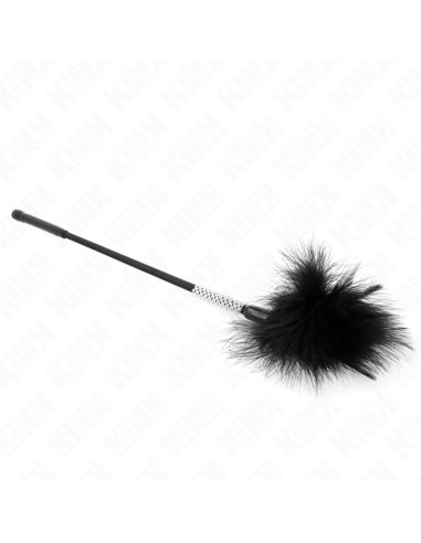 KINK PLUMAS PARA COSQUILLAS CON MANGO DE DIAMANTES DE IMITACIAN 50 CM
