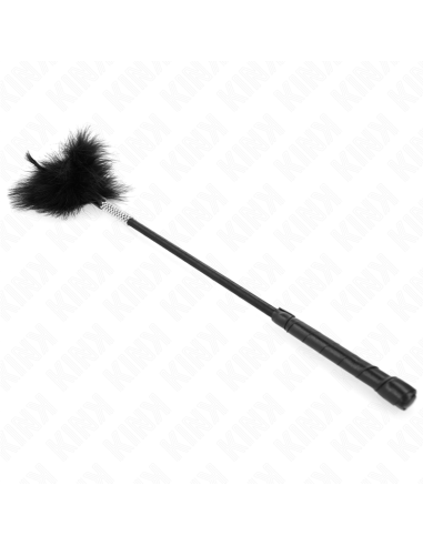 KINK PLUMAS PARA COSQUILLAS CON MANGO DE DIAMANTES DE IMITACIAN 50 CM