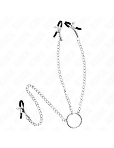KINK PINZAS PARA PEZONES Y CLATORIS CON CADENA 30 CM MODELO 2