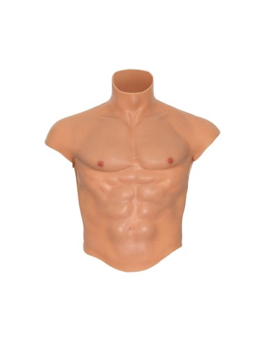 HIDDEN DESIRE ALTER EGO CAMISETA SILICONA TORSO MASCULINO CON ABDOMINALES NATURAL