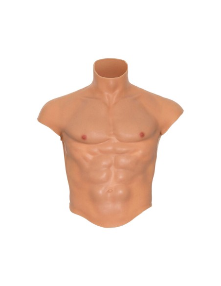 HIDDEN DESIRE ALTER EGO CAMISETA SILICONA TORSO MASCULINO CON ABDOMINALES NATURAL
