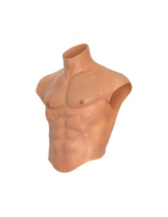 HIDDEN DESIRE ALTER EGO CAMISETA SILICONA TORSO MASCULINO CON ABDOMINALES NATURAL