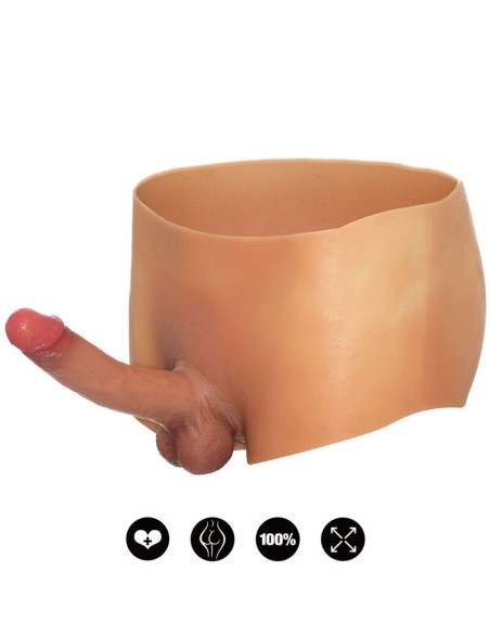 HIDDEN DESIRE ALTER EGO BAXER CON PENE 18 CM NATURAL TALLA L