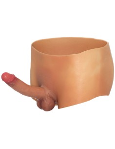 HIDDEN DESIRE ALTER EGO BAXER CON PENE 18 CM NATURAL TALLA S M 2