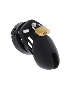 HIDDEN DESIRE EXTREME JAULA DE CASTIDAD SILICONA TALLA S NEGRO
