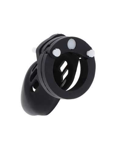 HIDDEN DESIRE EXTREME JAULA DE CASTIDAD SILICONA TALLA S NEGRO