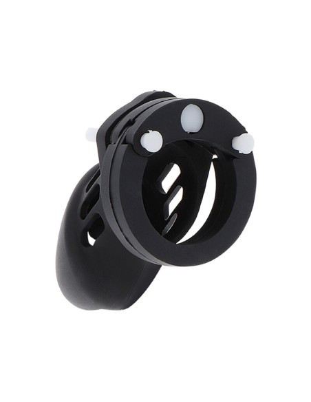 HIDDEN DESIRE EXTREME JAULA DE CASTIDAD SILICONA TALLA S NEGRO