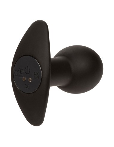 CALEXOTICS ROCK BOTTOM PLUG ANAL 10 VIBRACIONES SILICONA NEGRO