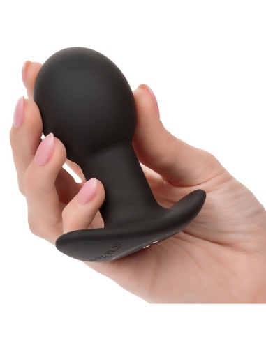 CALEXOTICS ROCK BOTTOM PLUG ANAL 10 VIBRACIONES SILICONA NEGRO