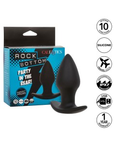CALEXOTICS ROCK BOTTOM PERFECT PLUG ANAL 10 VIBRACIONES SILICONA NEGRO 2