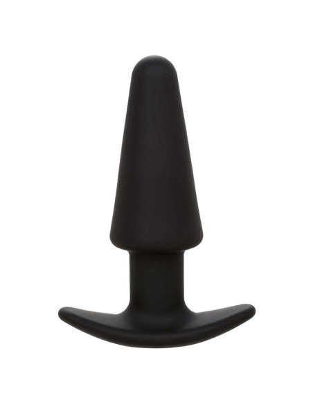CALEXOTICS ROCK BOTTOM PLUG ANAL CANICO 10 VIBRACIONES SILICONA NEGRO