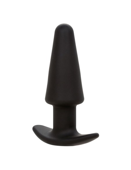 CALEXOTICS ROCK BOTTOM PLUG ANAL CANICO 10 VIBRACIONES SILICONA NEGRO